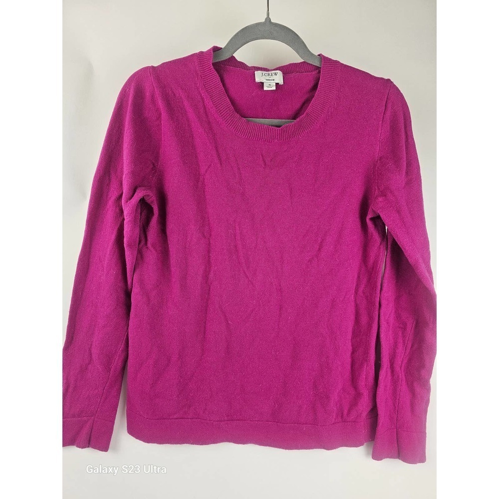 Women's pink, J. CREW, szS, cotton/wool blend.